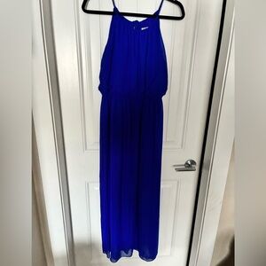 Sweet Storm Royal Blue Maxi Dress